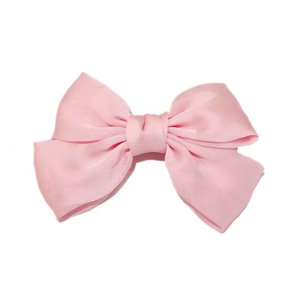 Cute children's fuchsia red universal hairgrip with bow