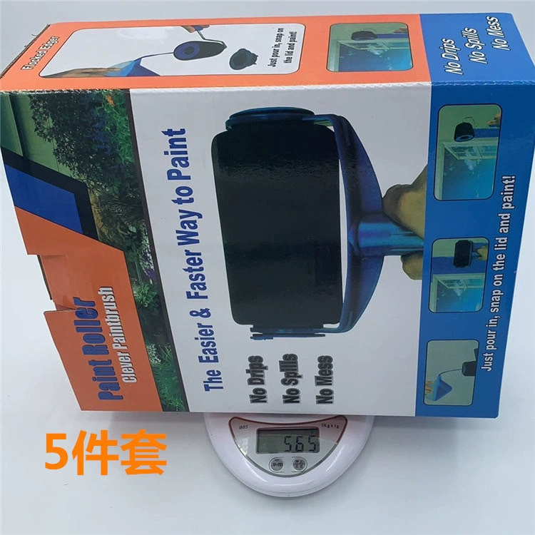 Pintar Facil's new seamless sponge TV product drum brush five -in -one multi -function paint brush set