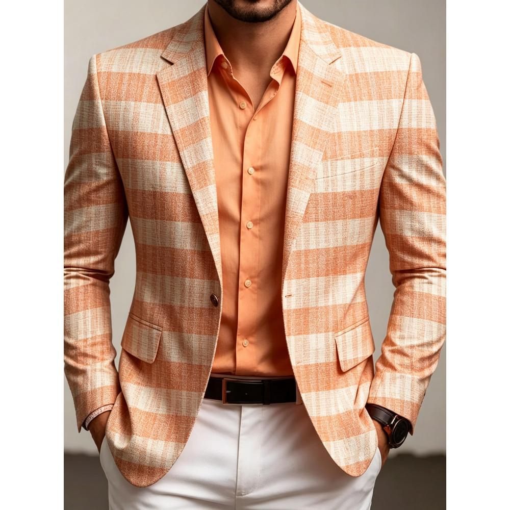 Comercio exterior transfronterizo hombre delgado moda traje casual de color sólido clásico versátil primavera y otoño delgado chaqueta de traje