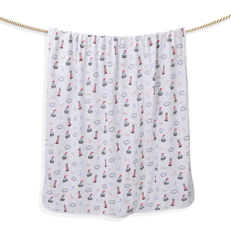 Manta de doble capa para recién nacidos Sunnozy, toalla de baño suave de algodón para bebés, manta europea y americana estilo ins, envoltura absorbente para niños