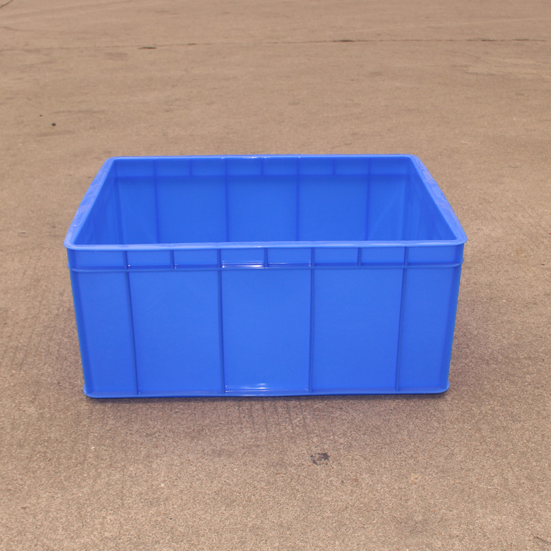 6号胶箱 广东蓝天周转箱塑胶箱 运输物流箱零件汽配盒 540蓝胶箱