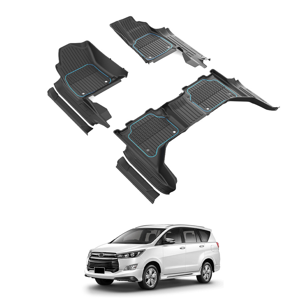 Adecuado para Toyota Innova Kijang, timón derecho, alfombrilla especial para automóvil, alfombrilla impermeable 5D TPE