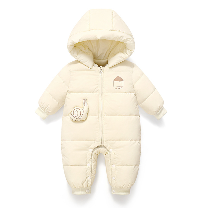 Children's red down jacket girl's for early age for new born