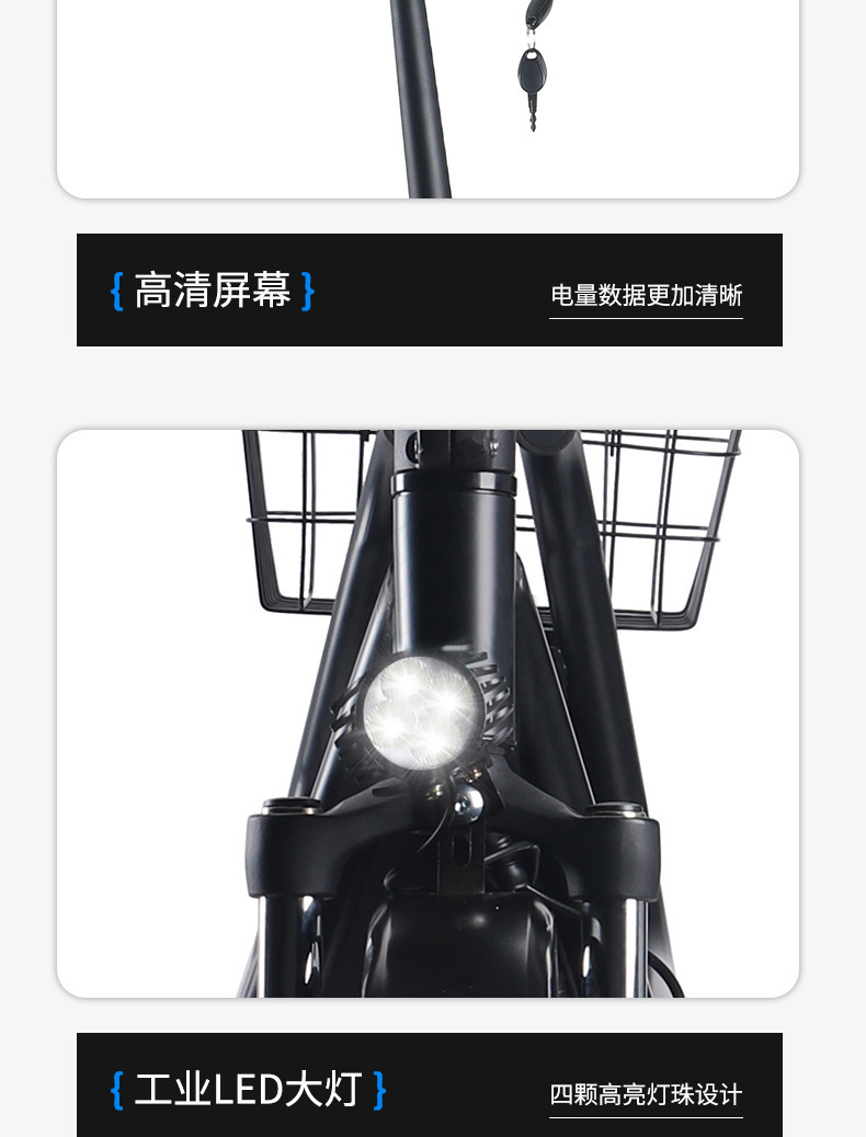 Cross-border small Harley adult electric car electric scooter foldable battery car mini portable two-wheeled scooter