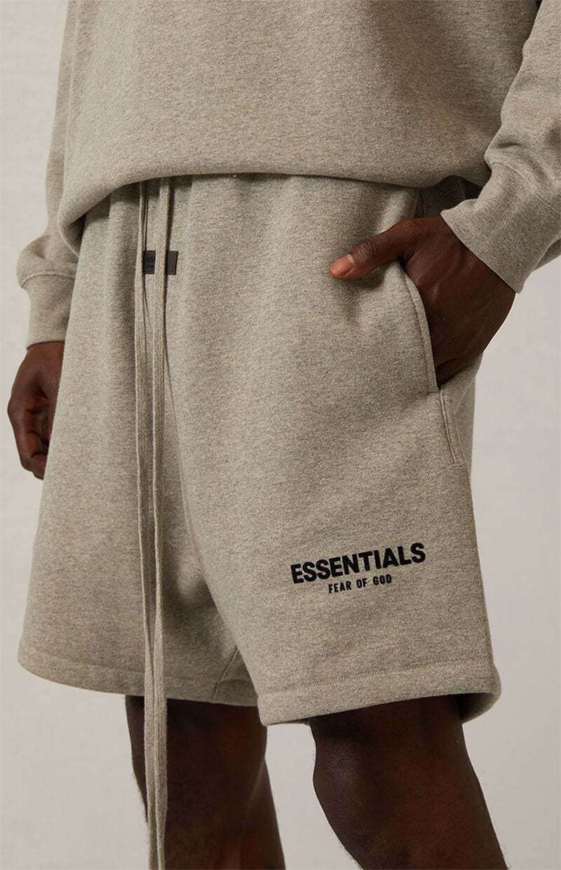 Fear of God Essentials Sweat Shorts Fleece Oatmeal