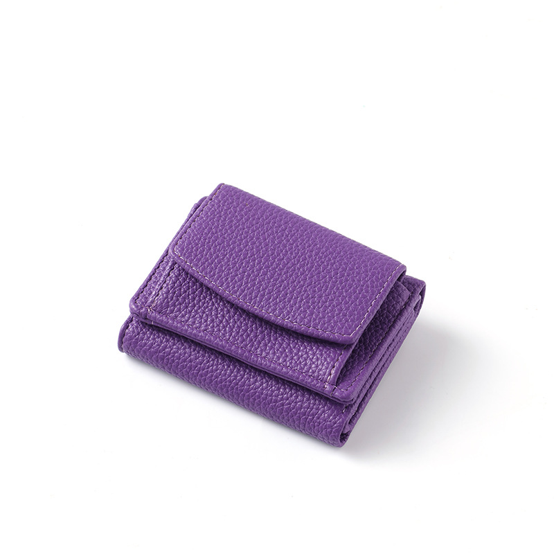 Nuevo bolso de mujer corto transfronterizo simple multi-tarjeta billetera con cremallera bolso de mini monedas de mujer corta bolsa