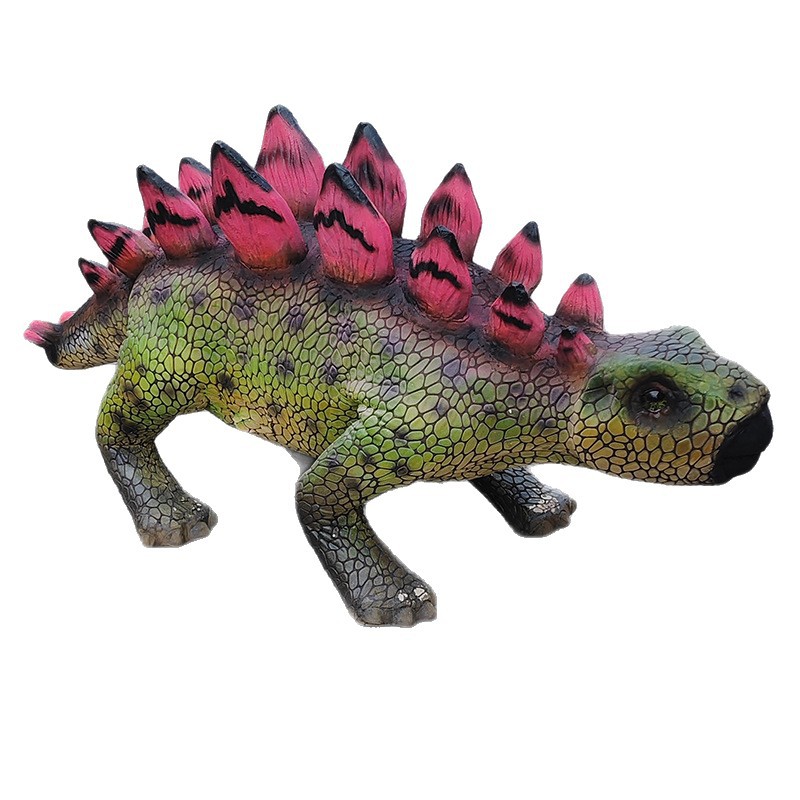 Simulación de dinosaurios mecánicos pequeños dinosaurios modelo de dinosaurio eléctrico arte paisajístico parque de atracciones modelo de dinosaurio