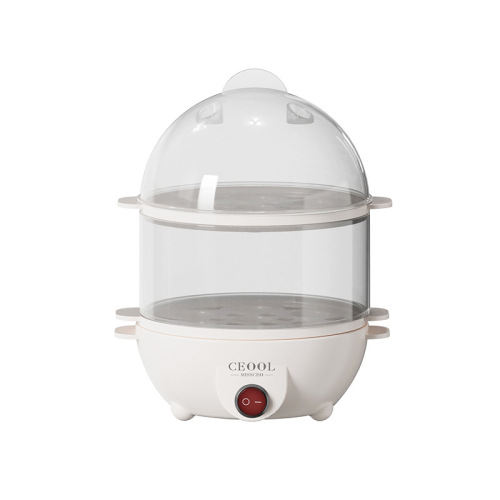Mini egg steamer, household egg cooker, automatic power-off, stainless steel breakfast machine, multi-functional small electric egg steamer