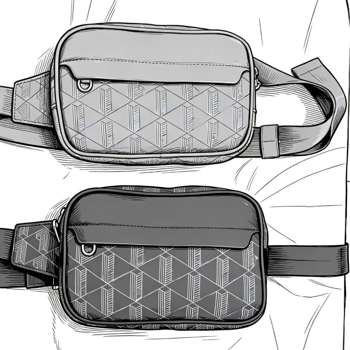 2025 Messenger shoulder bag, small crossbody bag, trendy workwear waist bag, casual backpack, men's chest bag, crossbody bag, men's bag