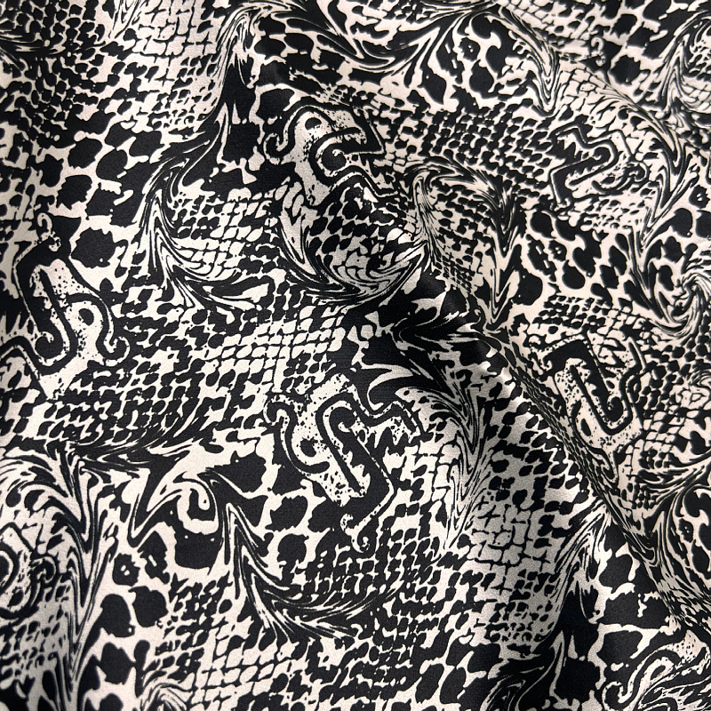 19mm silk plain crepe satin printed mulberry silk digital printing…