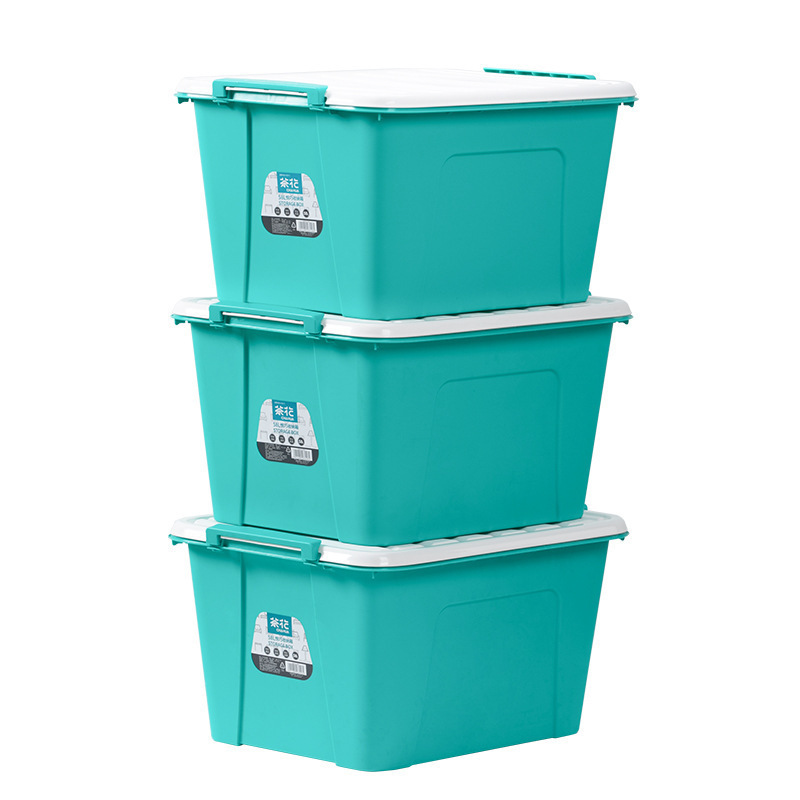 カメリア収納ボックス 58L*3 大型家庭用寮衣類プラスチック収納ボックス収納ボックス|undefined