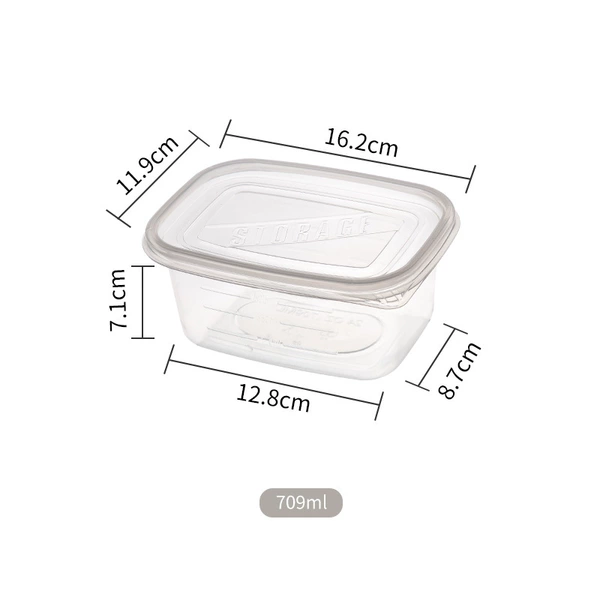 Rectangular, 709 ml