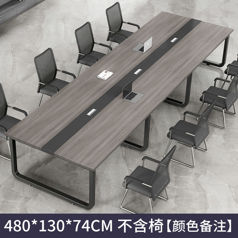 Mesa de conferencias Mesa larga simple Mesa de oficina moderna Mesa de sala de conferencias Mesa y silla combinada Mesa de negociación Mesa larga simple Mesa de trabajo