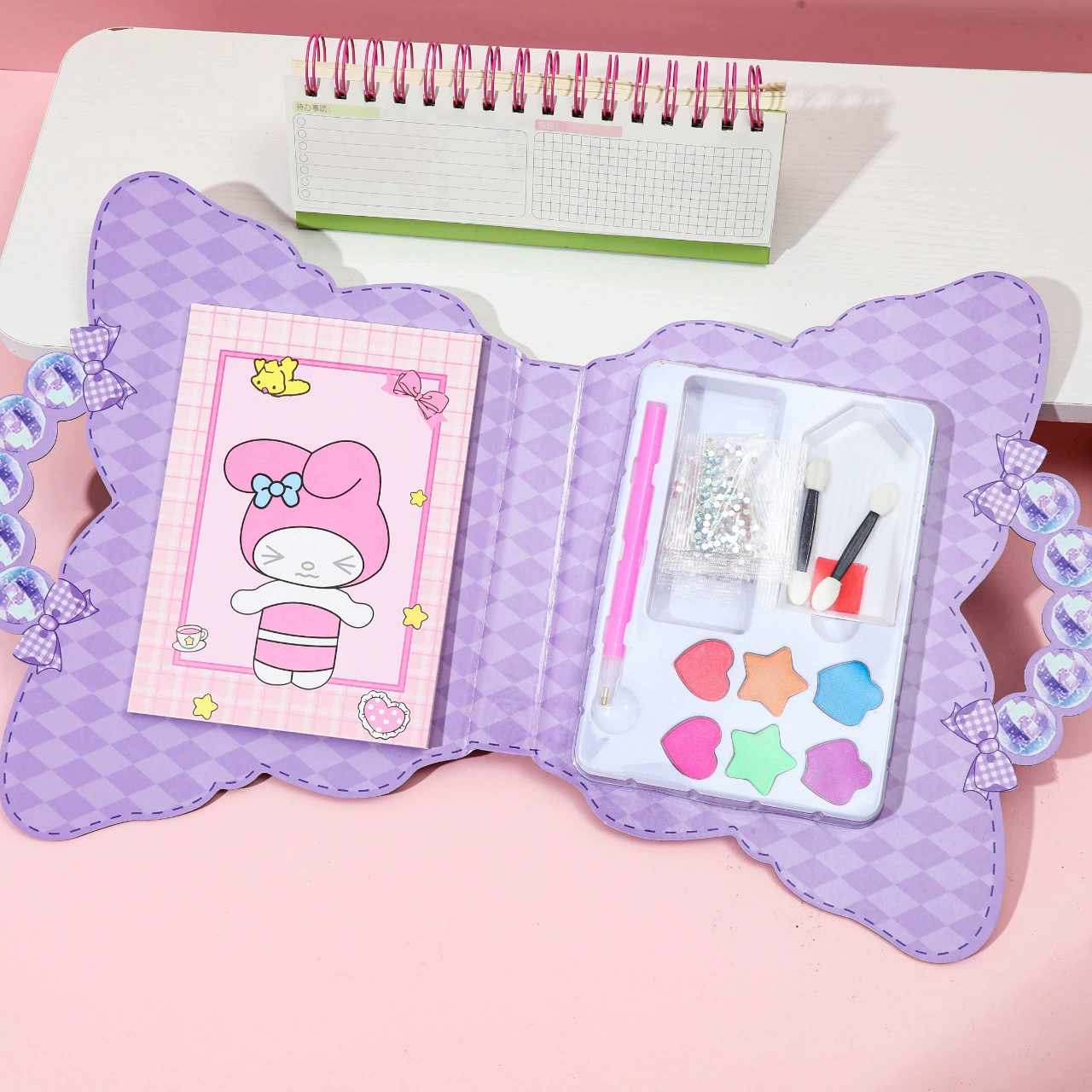 Sanrio, детский набор с персонажами, раскраска для переодеваний, наклейки, игра в переодевание