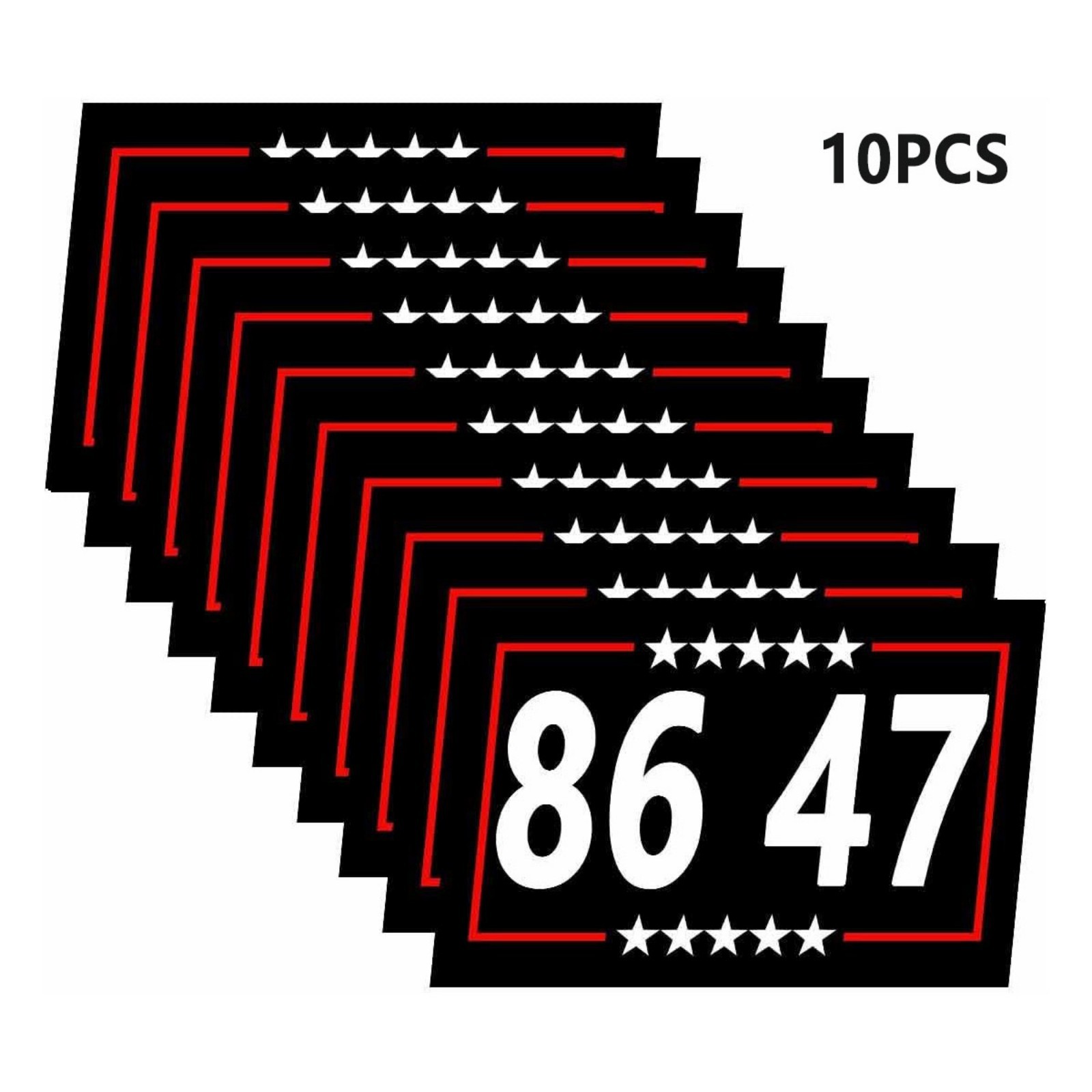 8647 스티커(10개 팩)