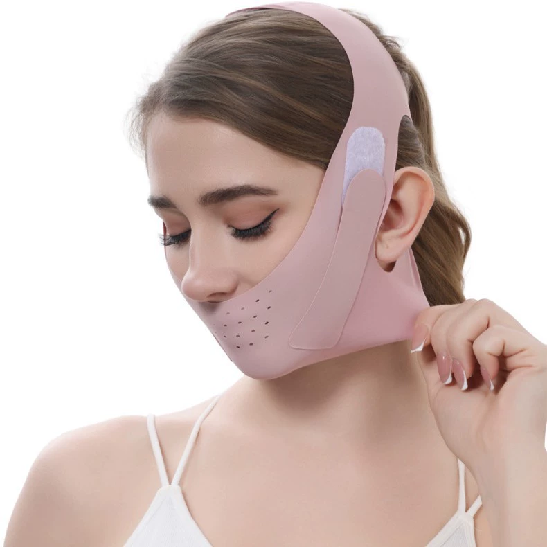V-lift Night Mask (Dr.tira) Elastic Face Slimming Band, No-Trace, Breathable