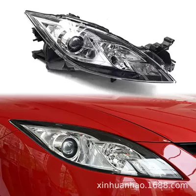 for Mazda 6 Ruiyi: Ön faralar - white-halogen-original-quality-co-pilot-side-warranty-2-years-after-sales-worry-free-single-pack