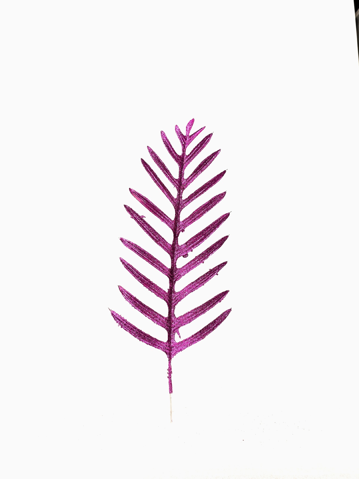 Nuevas hojas de polvo de oro transfronterizas de 43cm decoración de Navidad decoración para el hogar artículos de Navidad hojas de polvo de oro