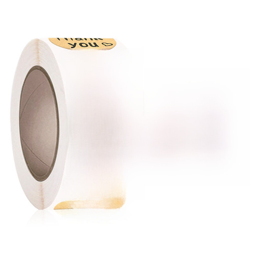 Cross-border e-commerce Amazon roll kraft paper series circular stickers thank you adhesive stickers labels 500pcs 