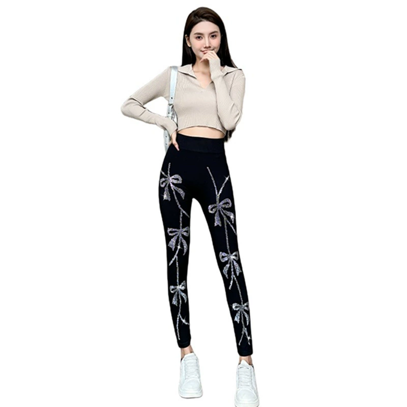 Thin leggings, trousers, overall, breathable underwear for hips shape correction for leisure, autumn, tight