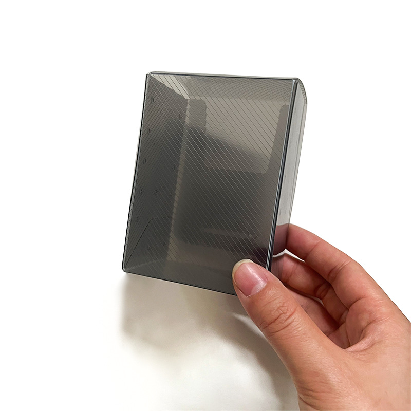 斜纹塑料盒，pp塑料盒，黑色半透明塑料盒，产品包装盒。