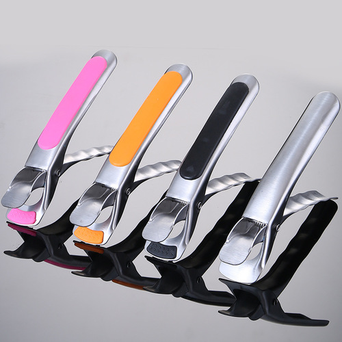 Stainless steel anti-scalding plate pick-up plate household kitchen gadget anti-slip casserole clamp lift plate clamp bowl clamp