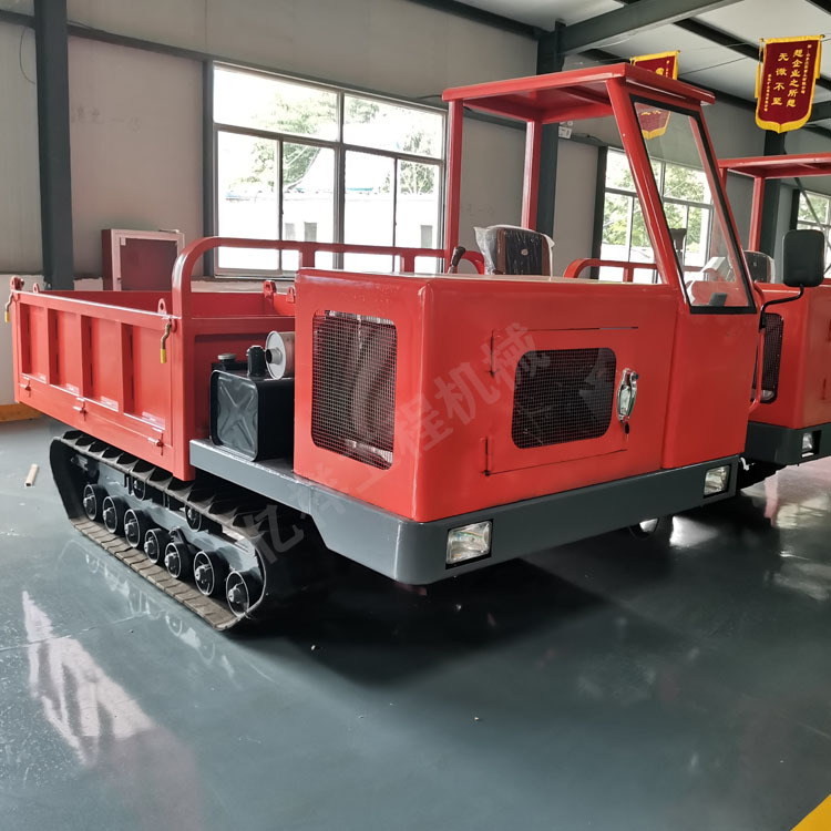 履带运输车 全地形翻斗车 山地运输农用爬坡履带液压自卸车厂家