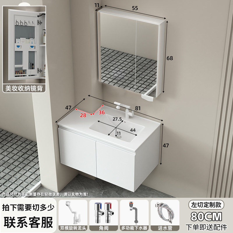 Ángulo cortado panal de abeja gabinete de baño cerámica integral lavabo de forma especial tamaño de inodoro envase lavabo de columna de tubo