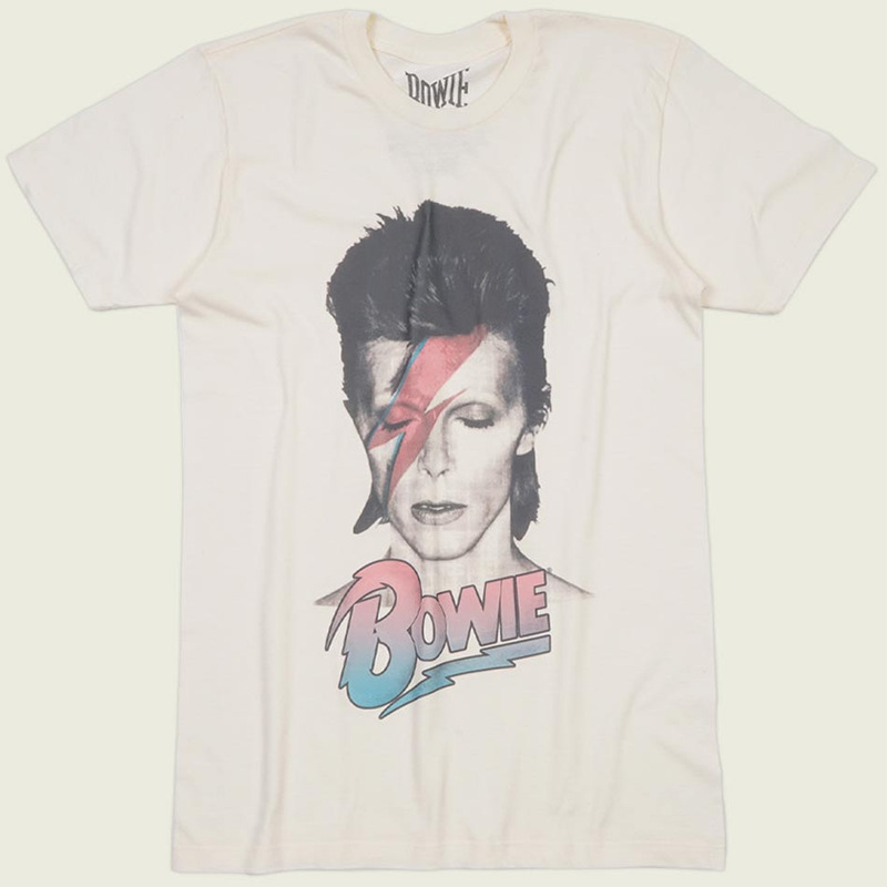 Rock Singer David Bowie Face American Retro Oversize High Street T-Shirt