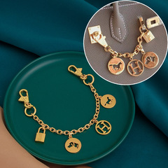 H Home Bag Charms Decor Chain Accessory Pendant Gold Chain Necklace Women's Bag Accessory Olga Metal Chain