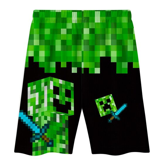 2024 Classic Game Q Version TNT Slime Pixel Style Cute Boys and Children Two-piece Suit TJ63