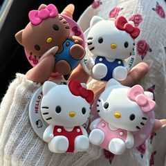 可爱卡通硅胶kitty猫支架适用magsafe磁吸手机壳桌面懒人神器创意