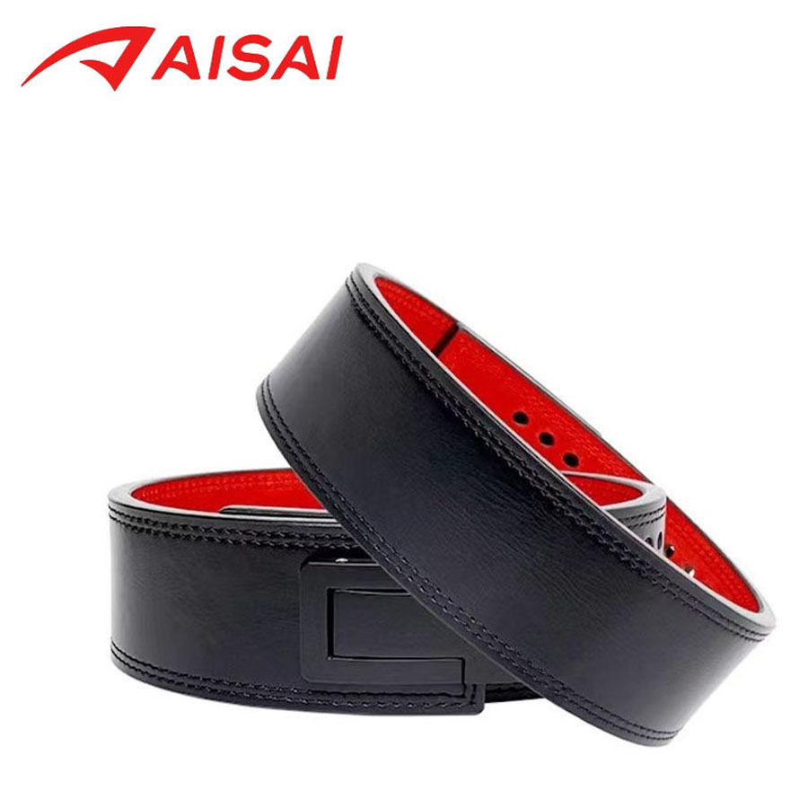 Levantamiento de fuerza cinturón de fitness sentadillas tirón duro levantamiento de pesas de los hombres deportes soporte de la cintura entrenamiento con pesas equipo de protección piel de vaca