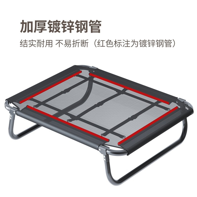 Cama Plegable para Mascotas Metal Desmontable Lavable para Perros