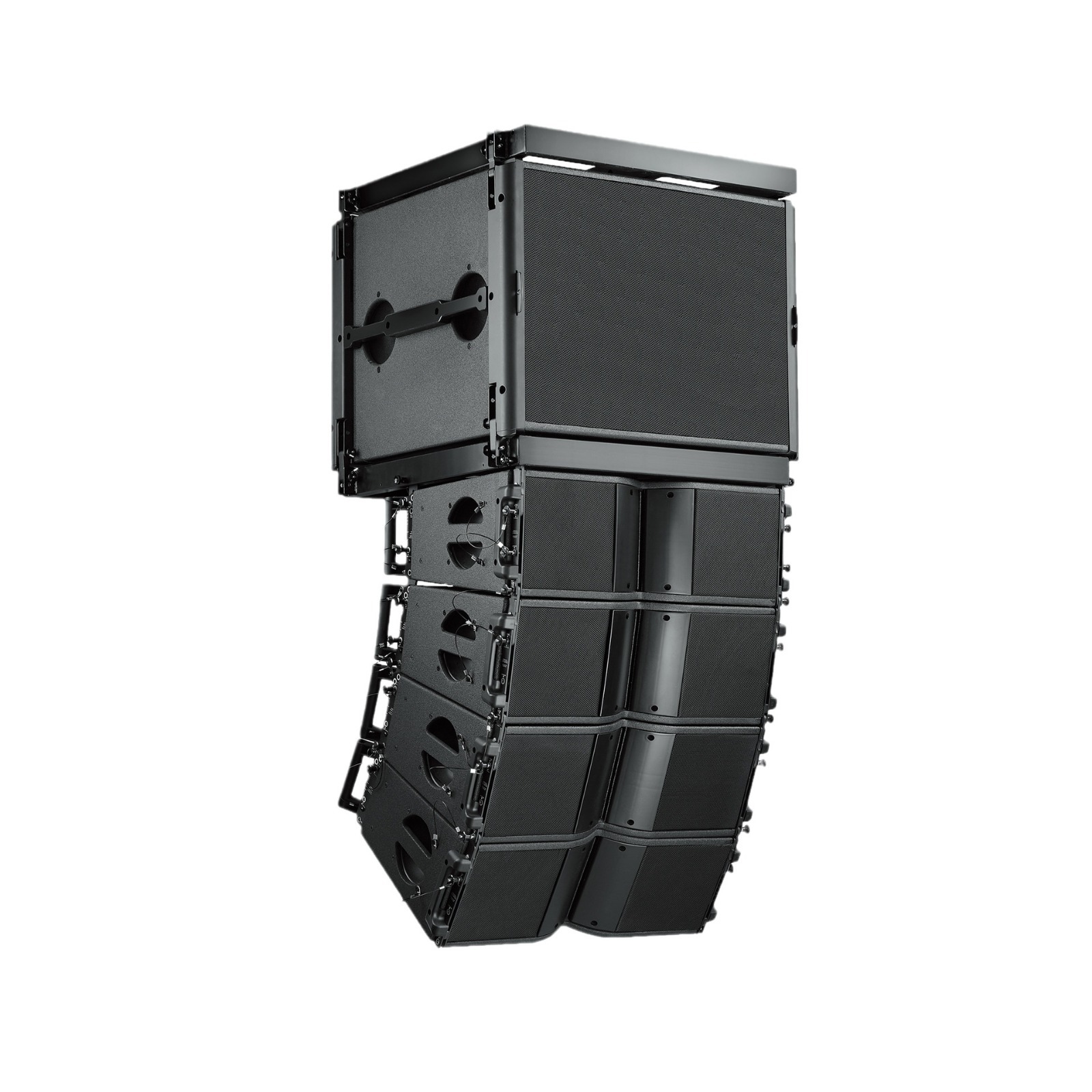 Altavoz line array profesional doble de diez pulgadas para espectáculos en exteriores, altavoz line array para bares y KTV.
