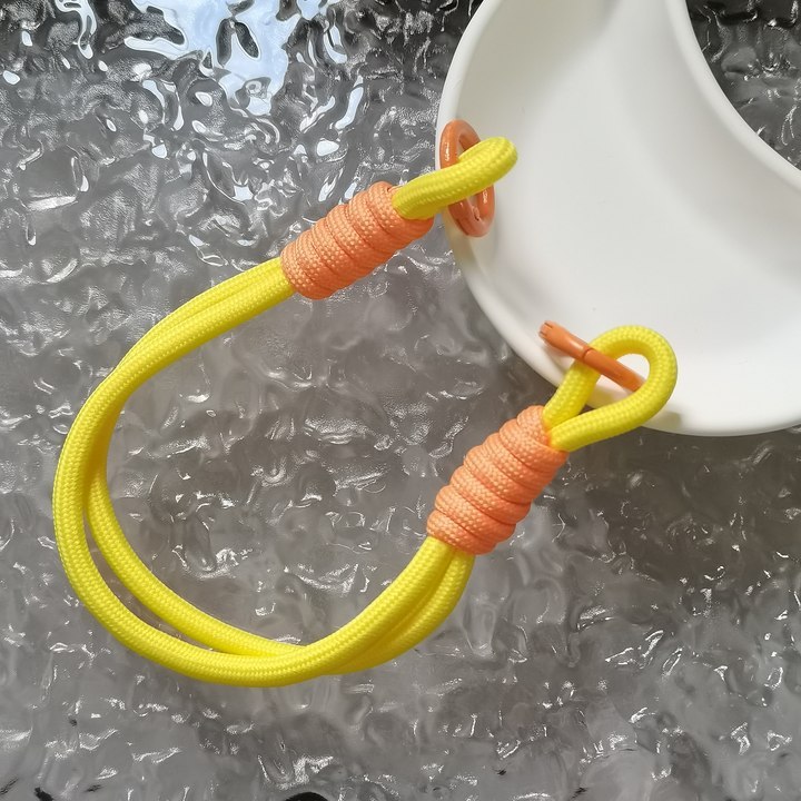 Insシンプル小衆携帯電話ストラップマカロン色編みチェーン短いペンダントキーホルダーdiyイヤホンチェーン|undefined