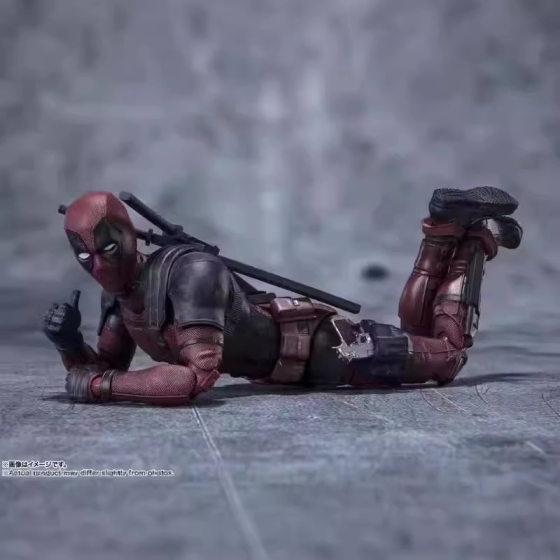 Marvel Universe SHF Deadpool 2 Yamaguchi-style Deadpool Movie Version Small Cheap Gear Joint Movable Hand Toy