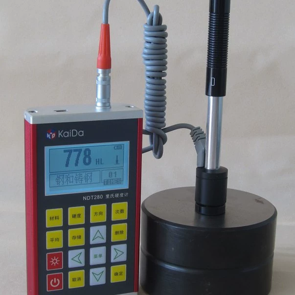 Оптовая продажа цифровой дисплей из нержавеющей стали твердомер NDT280 портативный чугун литой стали толщины детектор