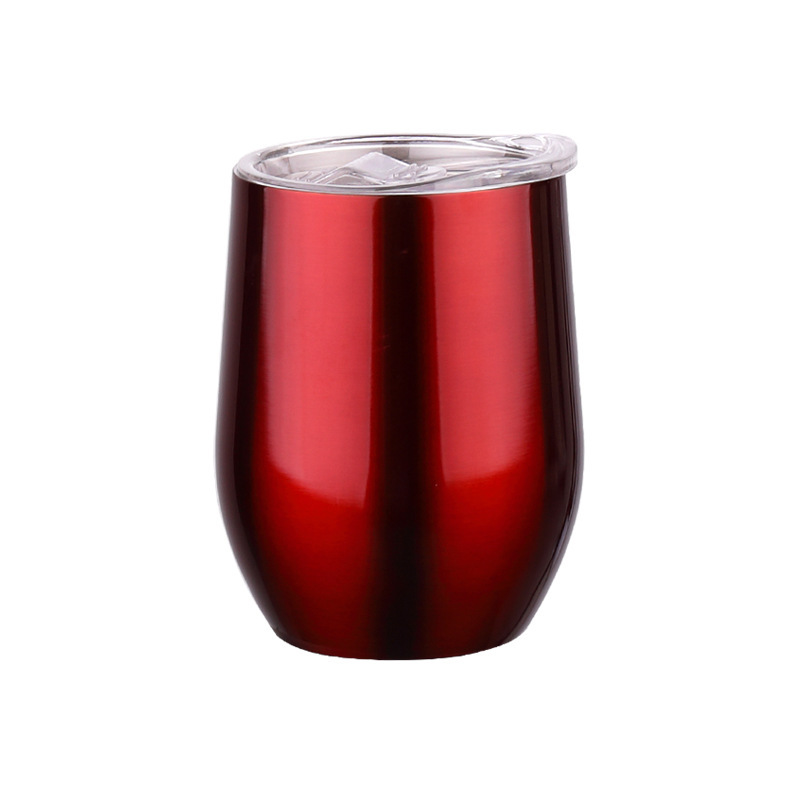Taza de huevo de acero inoxidable 304 12oz taza de cerveza vacío taza de cáscara de huevo transfronteriza taza de agua portátil al por mayor