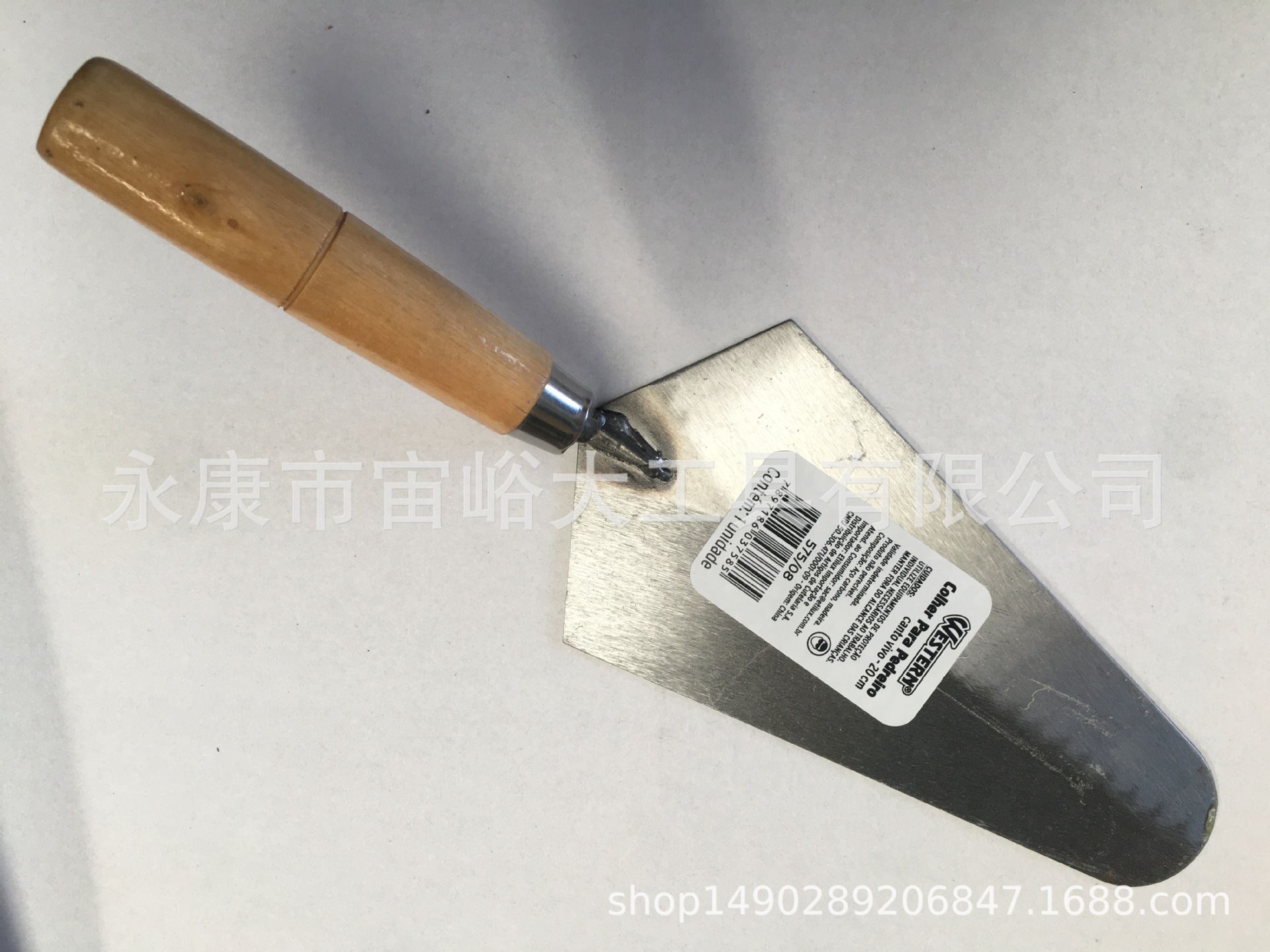 砌砖刀勾缝刀抹泥刀油灰刀塑料/木柄碳钢铲刀镘刀可定制加厚-阿里巴巴