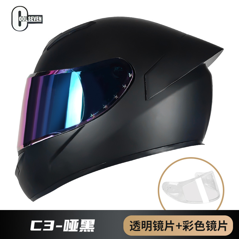 3C certificado casco de la motocicleta DOT casco completo casco de la motocicleta del coche eléctrico de comercio exterior fábrica Four Seasons National Standard Class A