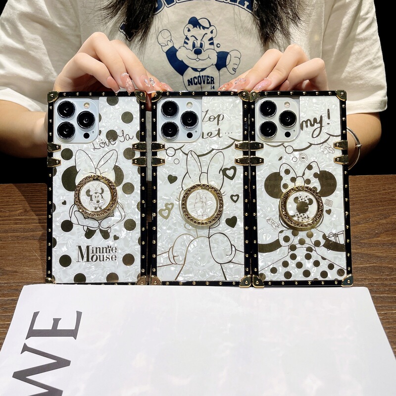 Foreign Trade European and American Style Suitable for iPhone 17 Cute Mickey Mouse Apple 16 Pro Samsung S25 Anti-Drop Phone Case Foreign Trade European and American Style Suitable for iPhone 17 Cute Mickey Mouse Apple 16 Pro Samsung S25 Anti-Drop Phone Case