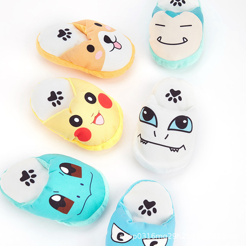 2024 New Popular Pet Sound Toy Stuffed Cartoon Animal Striped Toy Teething Resistant Dog Toy