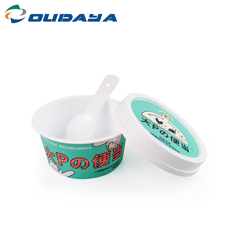 Pet snacks cat food cup packaging round pudding jelly cup yogurt cup ice cream cup with lid spoon printable logo