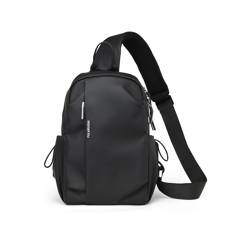 Nuevo bolso de pecho para hombre, bolso de mensajero de tendencia casual, bolso de hombro impermeable deportivo, mochila de viaje ligera de moda al por mayor