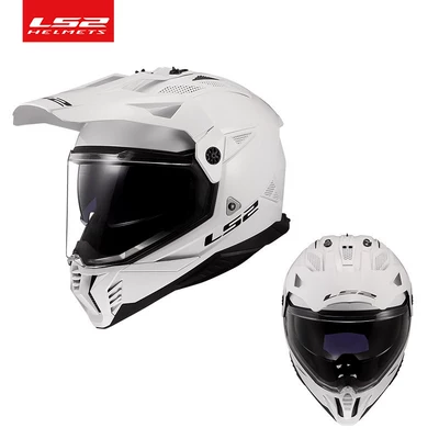 Motorcycle Safety Supplies: Dual-Lens Men's Four-Season Anti-Fog - flash-white-m