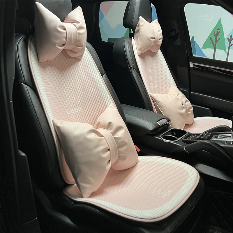 Подушка для автомобильного сиденья модная гусиная лапка кролик Автомобильная Нескользящая подушка для сиденья летняя подушка для автомобильного сиденья четыре сезона Универсальная