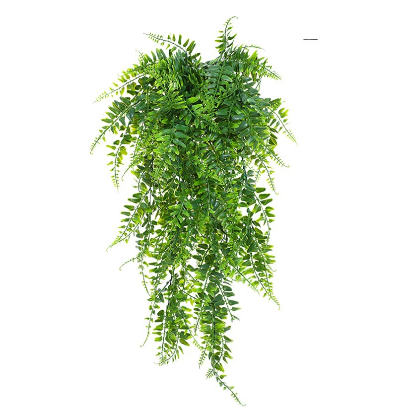 Амазонка Моделирование Настенный Висячий Персидская Трава Ротанг Искусственный Висячий Папоротник Лоза Висит Зеленое Растение