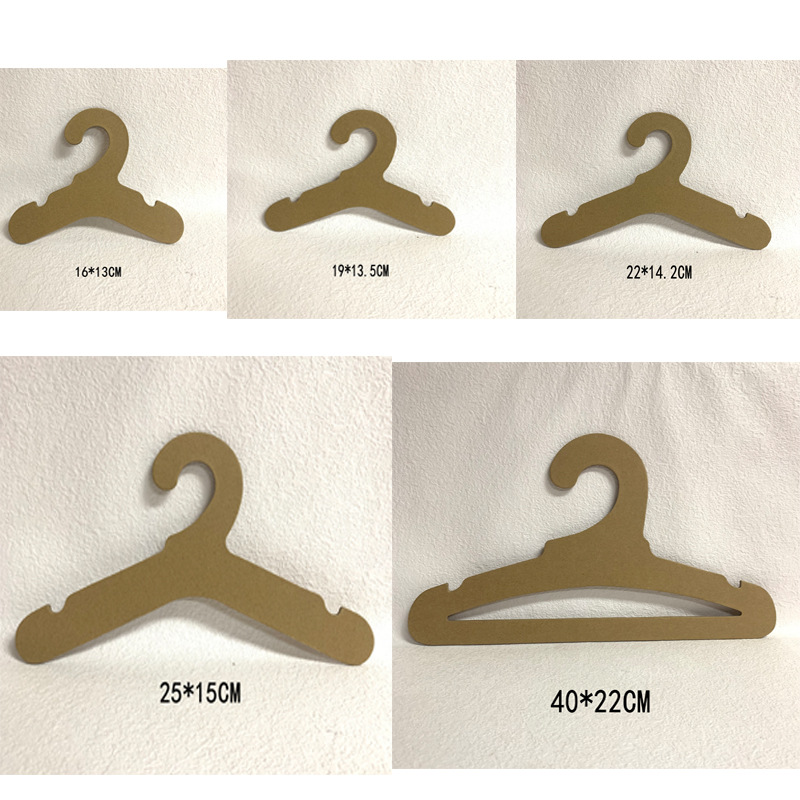 国境を越えた紙ハンガー FSC 認定ペットクラフト紙衣類サポート犬服吊り下げ衣類ディスプレイ衣類吊り下げ分解性
