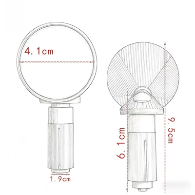 Vehicle Round Plug Small Handlebar | Motorcycle rearview mirror